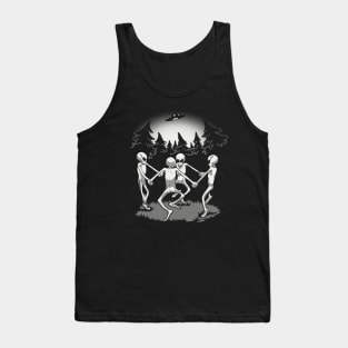 The Alien Dance - Dancing Retro Cartoon Aliens Tank Top